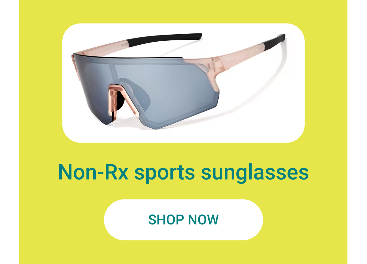 Non-Rx sports sunglasses